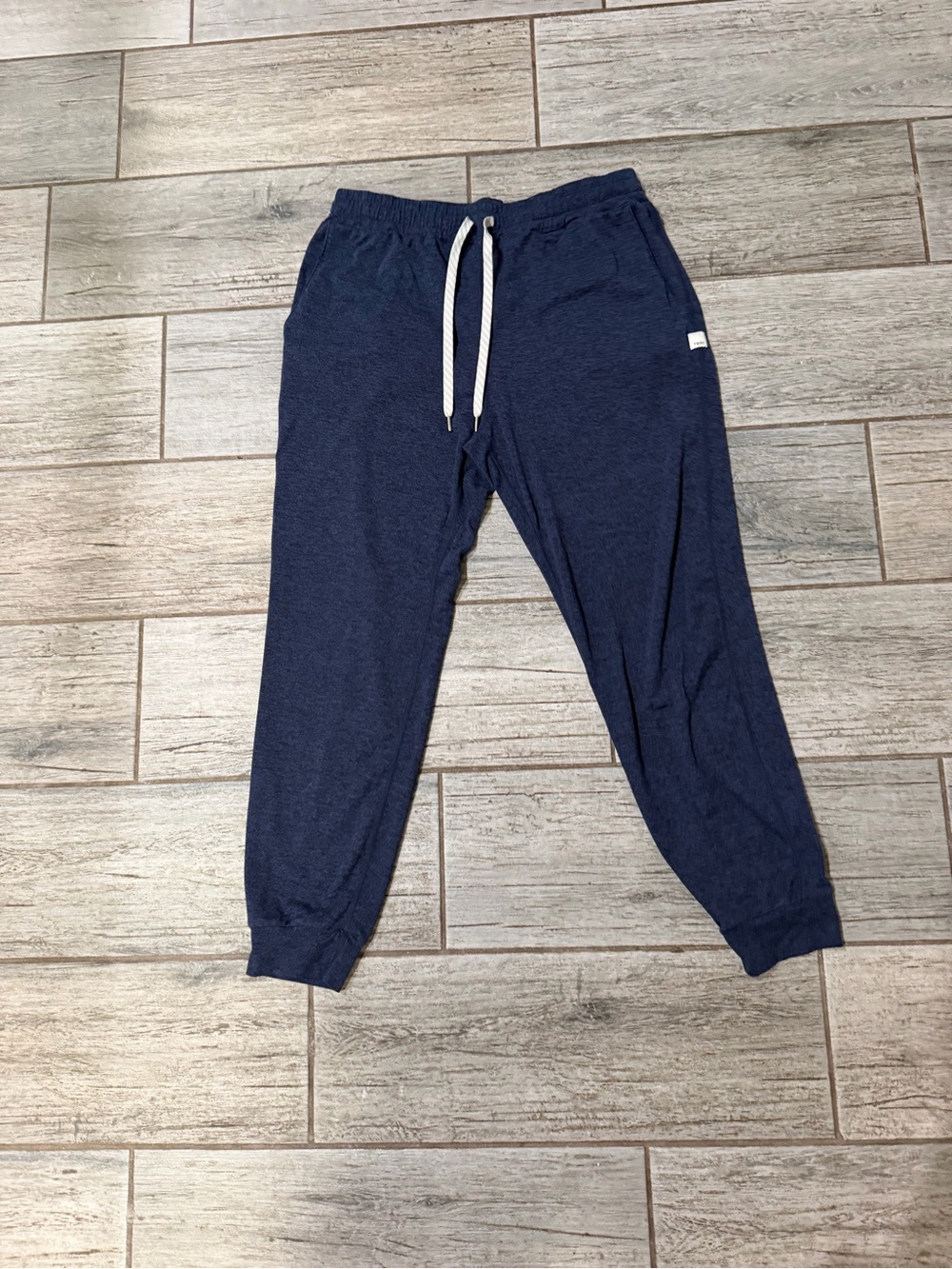 Womens Vuori Navy Blue Jogger Pants with Drawstring